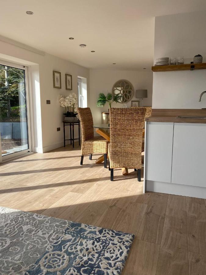 Spacious Studio Cabin With Sea/ Downs Views Sole Use Of Hottub In 锡福德 外观 照片